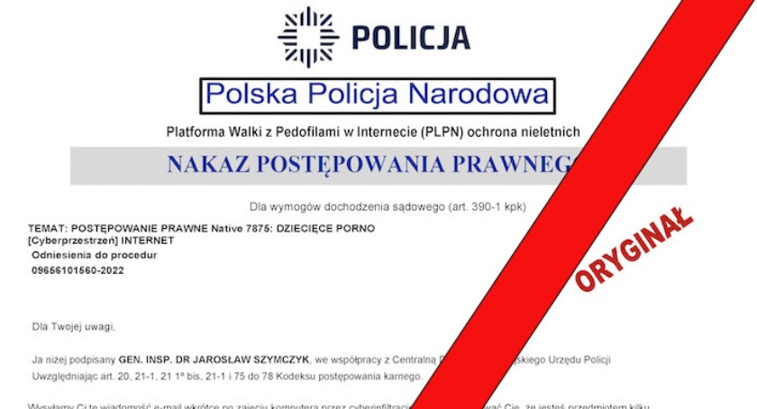 Oszuści podszywają się pod policjantów