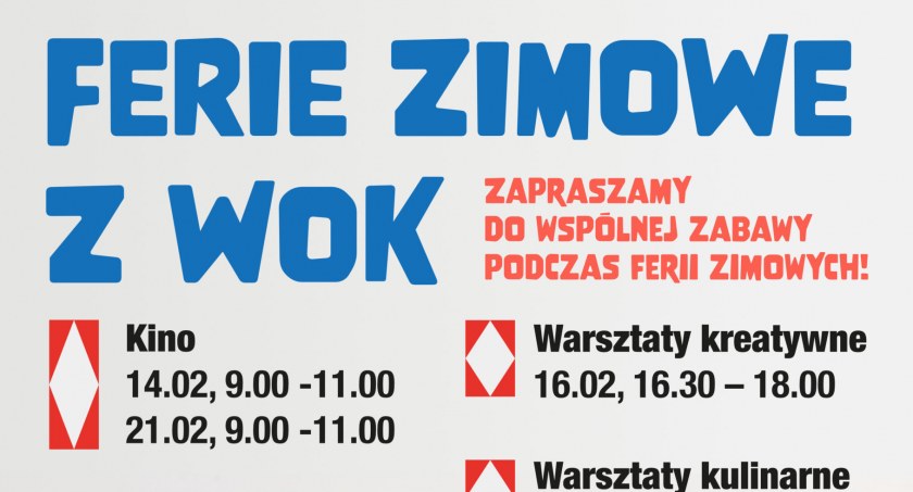 Ferie z Wołowskim Ośrodkiem Kultury 