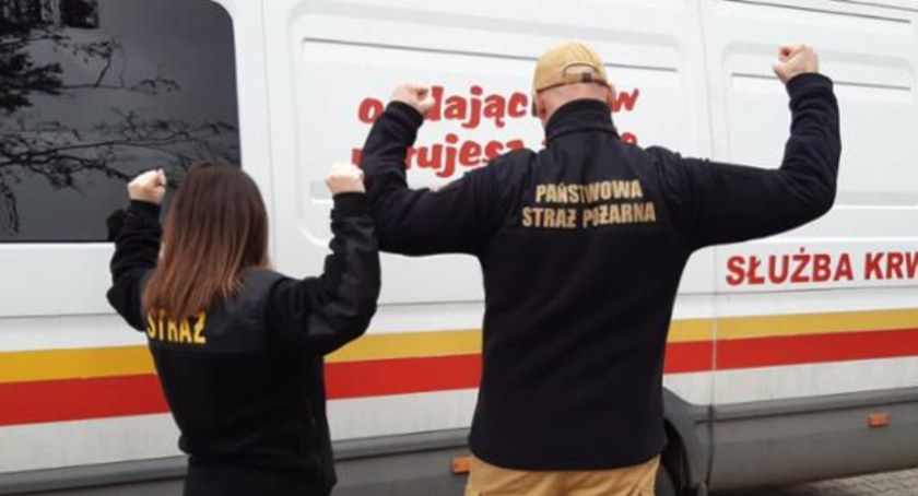 Strażacy z wołowskiej komendy oddali krew