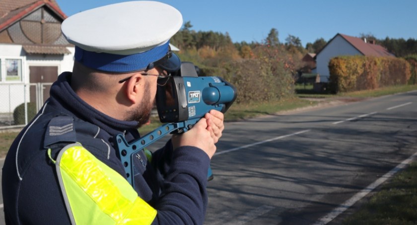 Wysyp mandatów za zabyt szybką jazdę