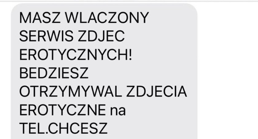 Dostałeś MMS o zapisaniu się do usługi erotycznej? To działanie oszustów