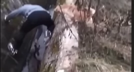 Tragedia przy kanale obok oczyszczalni w Bożeniu. Je&hellip;