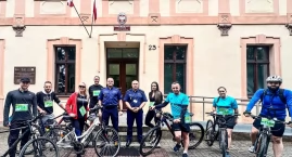 Deszcz im niestraszny. Wołowscy policjanci przesiedl&hellip;
