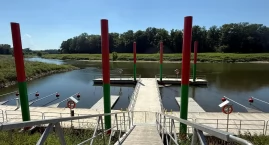 Odra, klasztor, turyści. Marina w Lubiążu czeka na o&hellip;