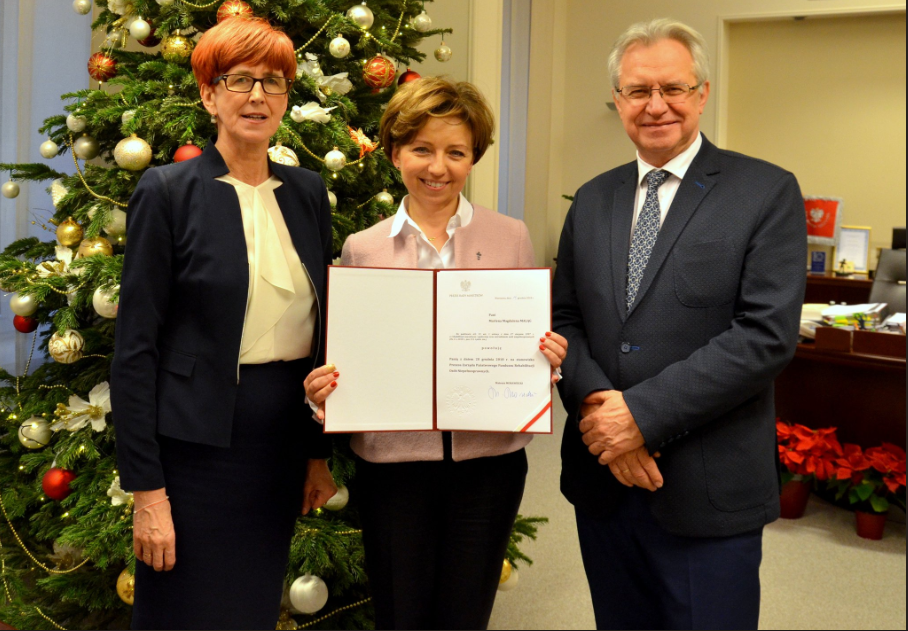 E. Rafalska powołuje nową prezes funduszu PFRON