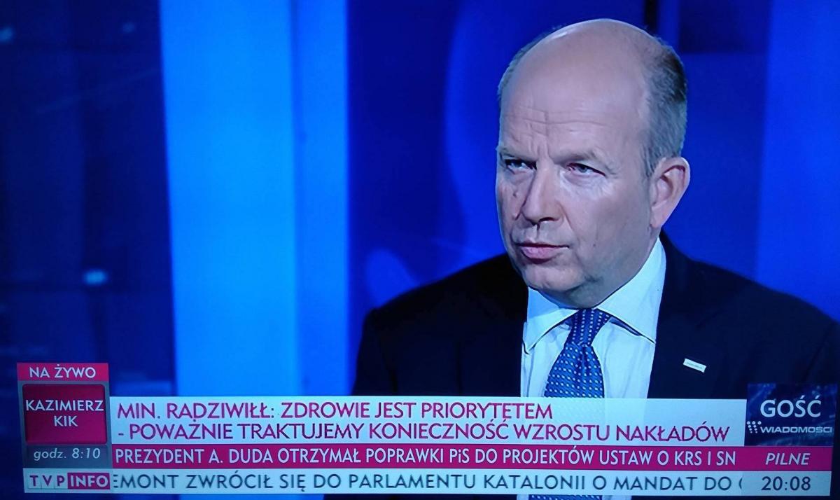 K. Radziwiłł w TVP: sytuacja nie jest aż tak dramatyczna