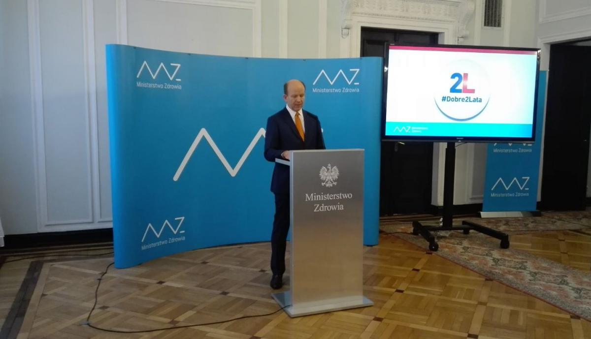 K. Radziwiłł podsumował dwa lata. Sukcesem m.in. sieć szpitali. Likwidacji NFZ raczej nie będzie