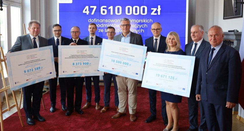 Pomorskie. Prawie 48 mln złotych dotacji dla czterech szpitali