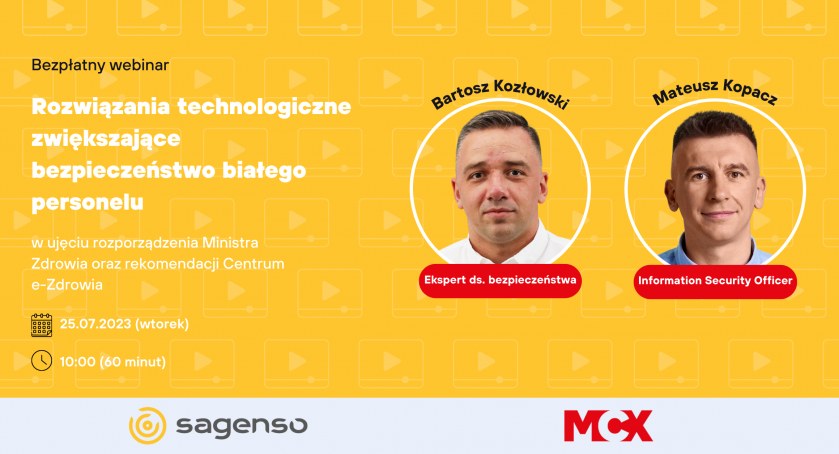 Darmowy webinar - cyberbezpieczeństwo dla białego personelu 