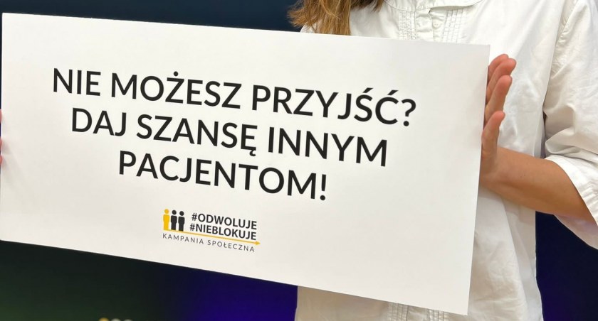 Nie możesz przyjść na wizytę lekarską? Odwołaj!