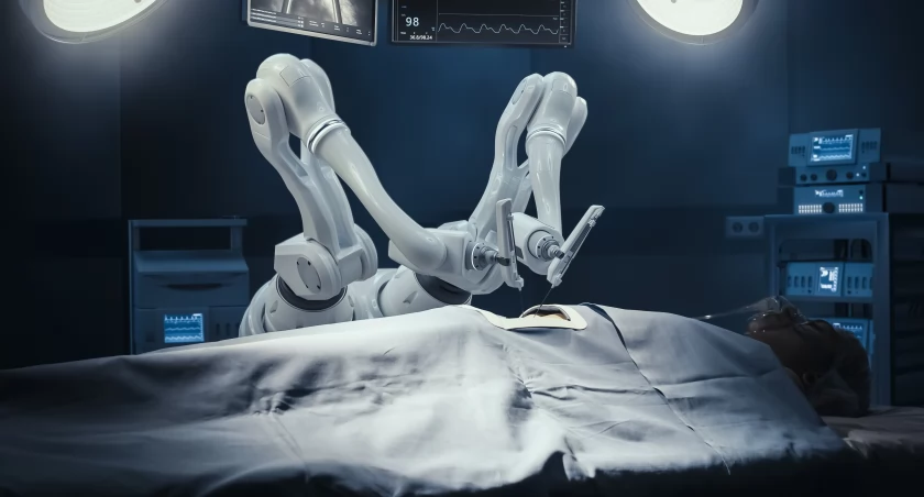 W co 10. szpitalu w Polsce wykorzystuje się roboty chirurgiczne