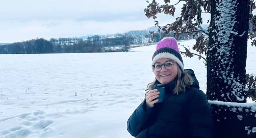 Katarzyna Grabka: Las, zima i spacer to zdrowe połączenie