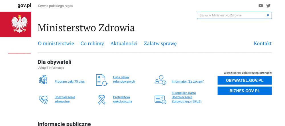 MZ z nową stroną www