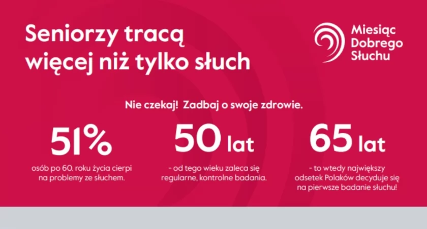 Polscy seniorzy tracą więcej niż tylko słuch. Rusza akcja bezpłatnych badań