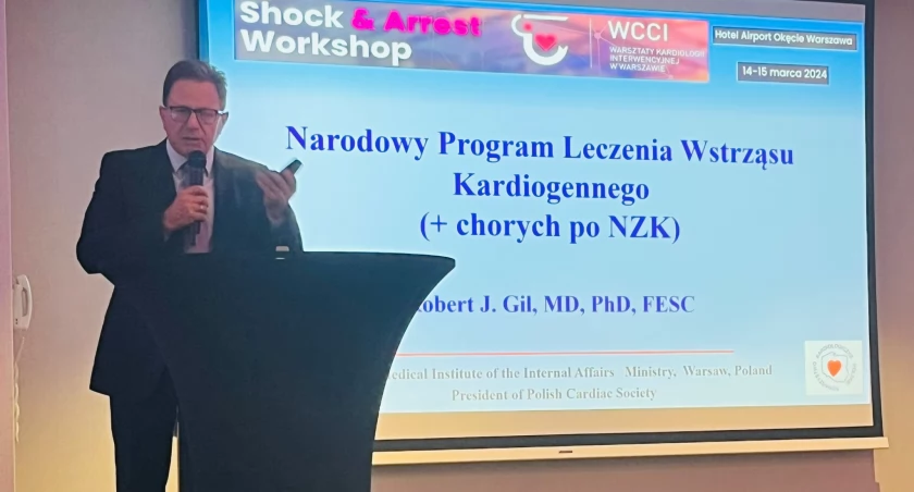 Prof. Robert Gil: wstrząs kardiogenny należy leczyć innowacyjnie i holistycznie