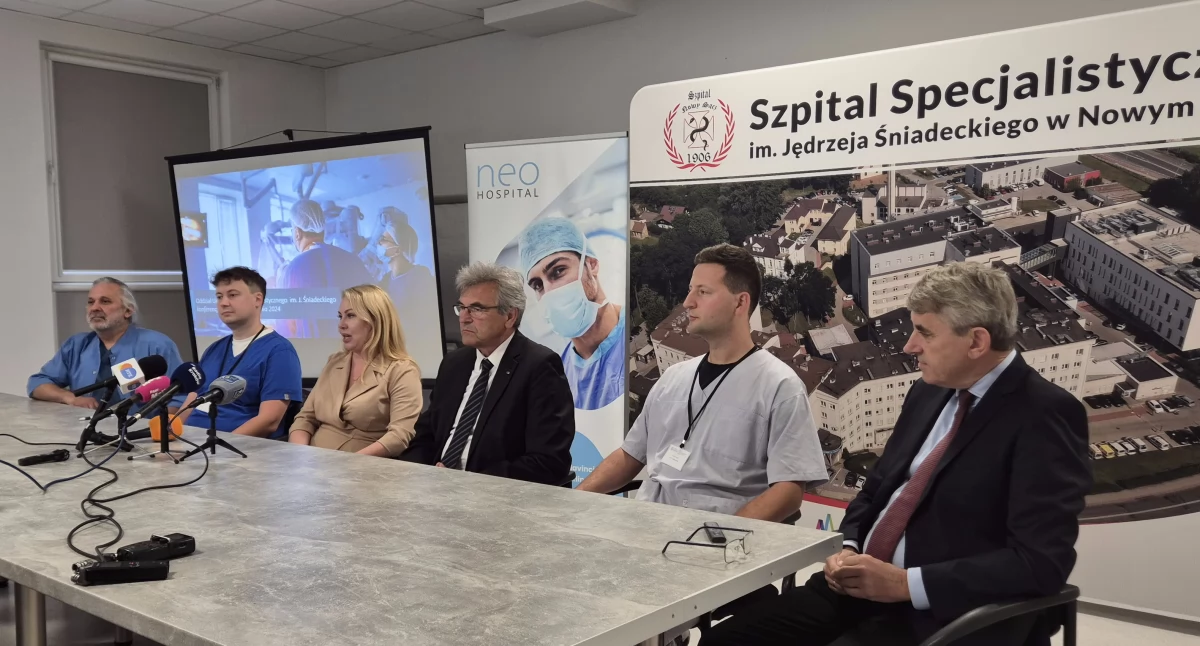 W szpitalu w Nowym Sączu ruszyły zabiegi robotyczne. Nowoczesne technologie w leczeniu urologicznym. 