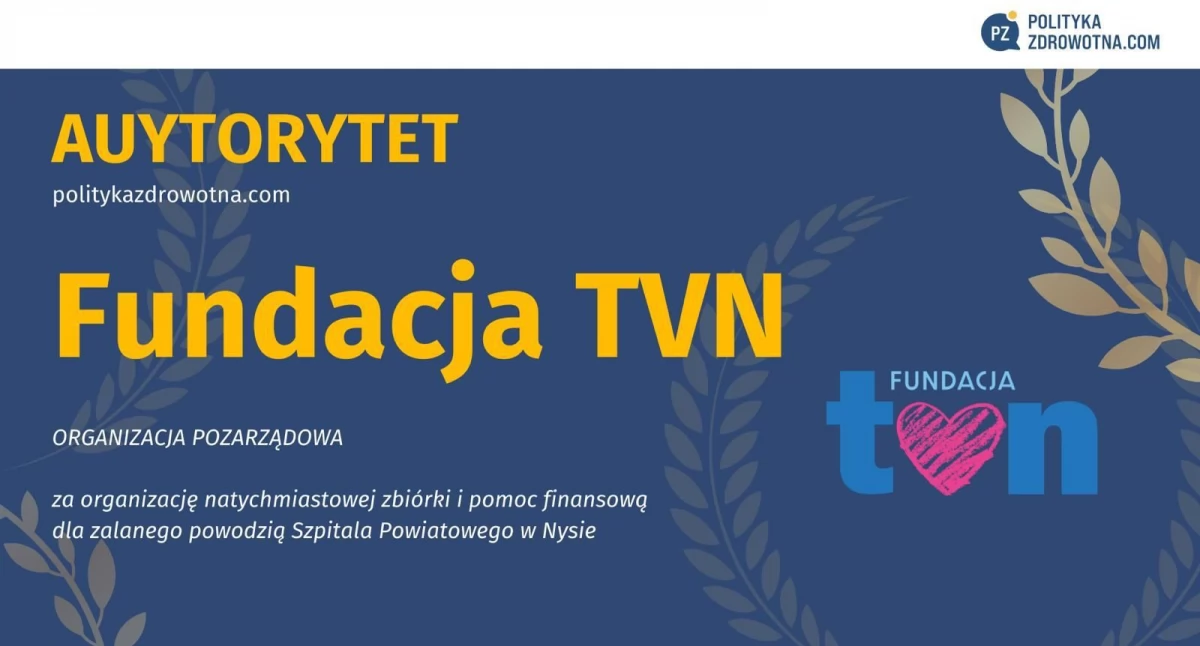 Pomogli Szpitalowi w Nysie - Fundacja TVN nagrodzona