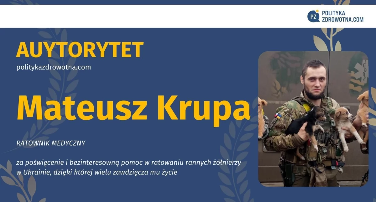 Jako ostatni ratownik opuścił Bachmut. Nagroda Autorytet Politykazdrowotna.com dla ratownika medycznego