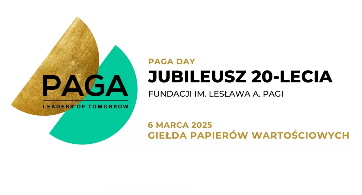 20 lat Fundacji im. Lesława A. Pagi. PAGA DAY – Święto Liderów Jutra