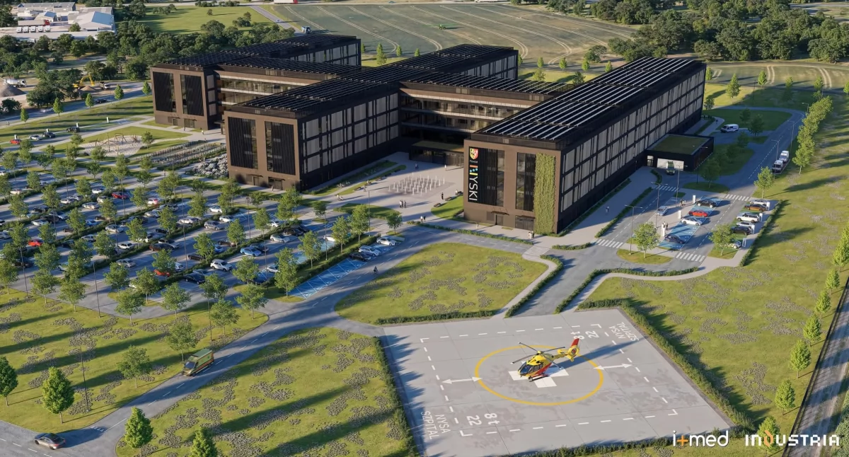 Nowy szpital w Nysie coraz bliżej. 388 łóżek, 10 sal operacyjnych i lądowisko dla LPR