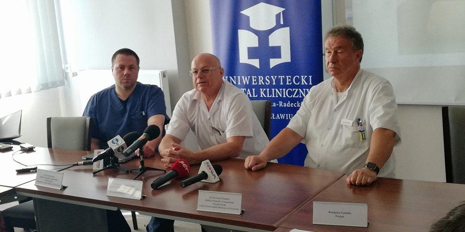 Wrocław: przeszczepili pacjentowi rzepkę od zmarłego. Druga taka operacja na świecie