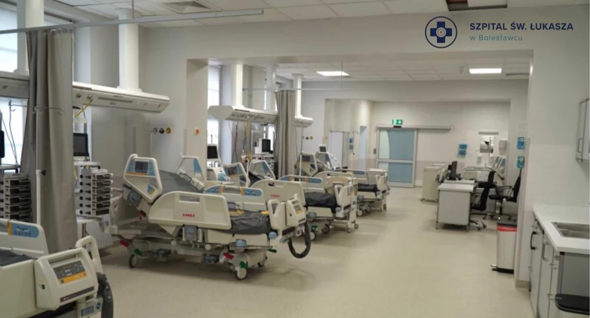 Wyciek gazu przy szpitalu w Bolesławcu. Ewakuowano personel i pacjentów