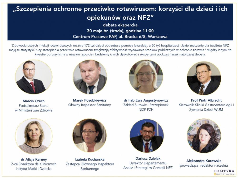 30.05 debata PZ: szczepienia ochronne przeciwko rotawirusom