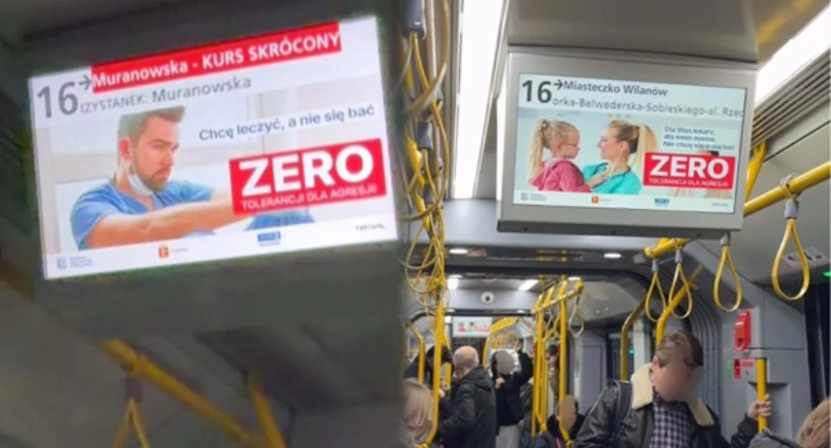 Kampania „Zero tolerancji dla agresji!” w całej Warszawie. Jak OIL walczy z przemocą wobec medyków