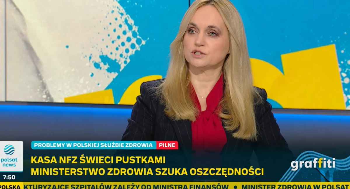 Minister Jolanta Sobierańska-Grenda o koniecznych zmianach w systemie zdrowia: „Zapanować nad marnotrawstwem leków”