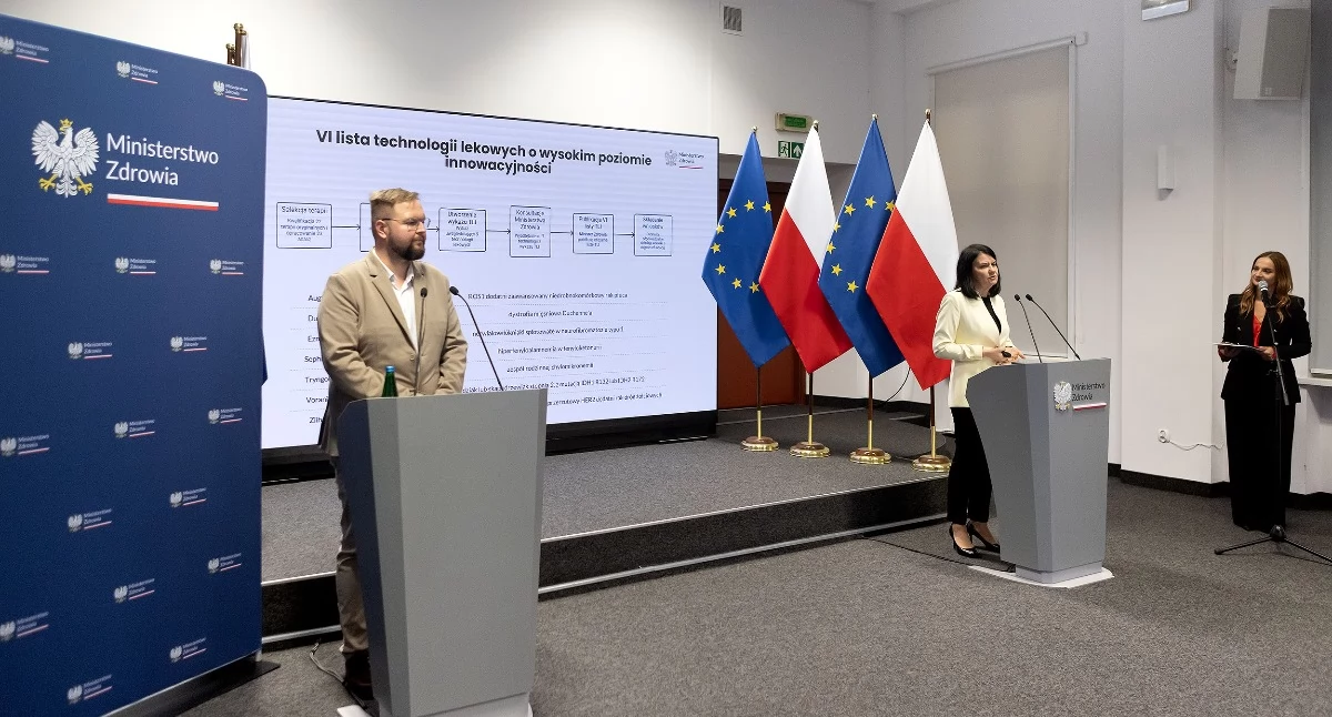 Ministerstwo Zdrowia: 7 terapii na liście technologii lekowych o wysokim poziomie innowacyjności