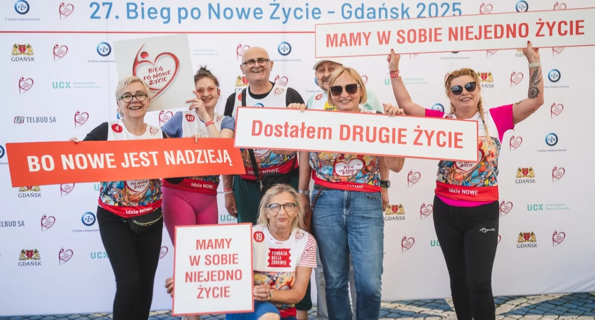 30. Bieg po Nowe Życie w Gdańsku 2026. Transplantologia, dawcy i pacjenci spotkają się na Długim Targu