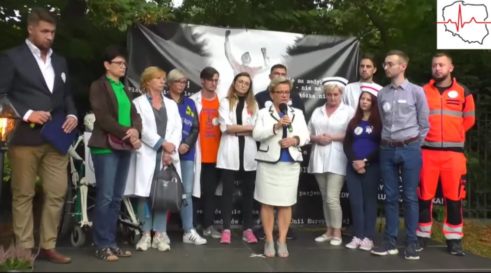 Protestujący medycy urażeni słowami ministra zdrowia