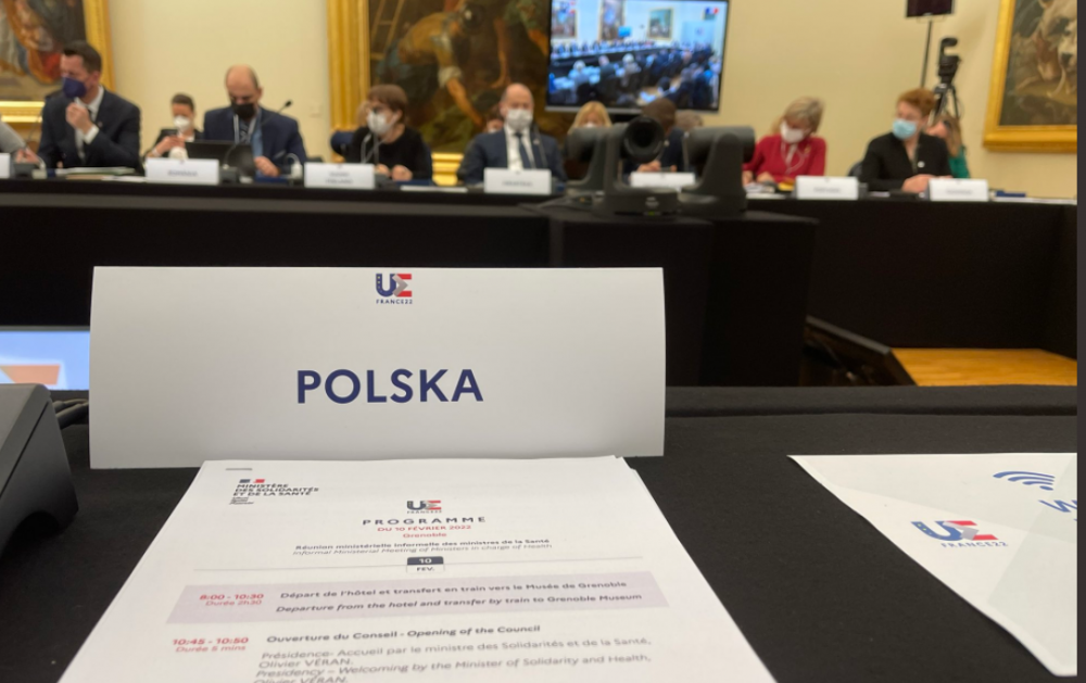 A.Niedzielski na nieformalnym spotkaniu ministrów zdrowia w UE