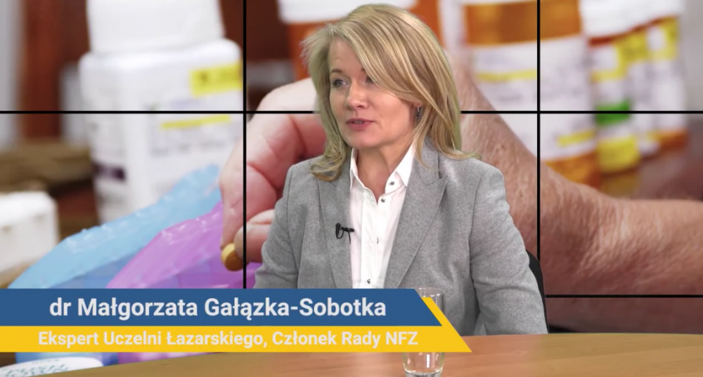 Kuracja: M. Gałązka-Sobotka o koszcie chorób dla pacjentów i gospodarki (wideo)