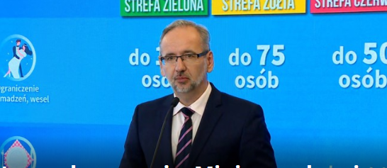 A.Niedzielski: dodatkowe obostrzenia w strefach, więcej łóżek covidowych