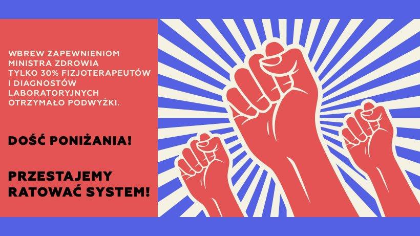Protest fizjoterapeutów i diagnostów. Dziś spotkanie z MZ