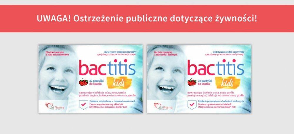 GIS ostrzega: Bakterie zagrażające zdrowiu w suplemencie diety dla dzieci
