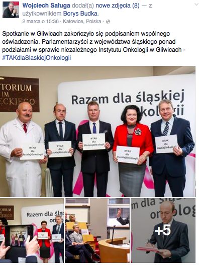 Apolityczny sojusz na rzecz Śląskiego Instytutu Onkologii