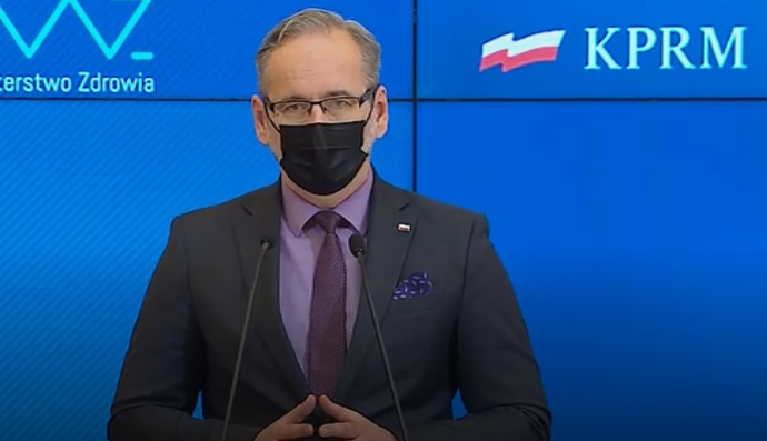A.Niedzielski: obecne obostrzenia przedłużone do 18 kwietnia