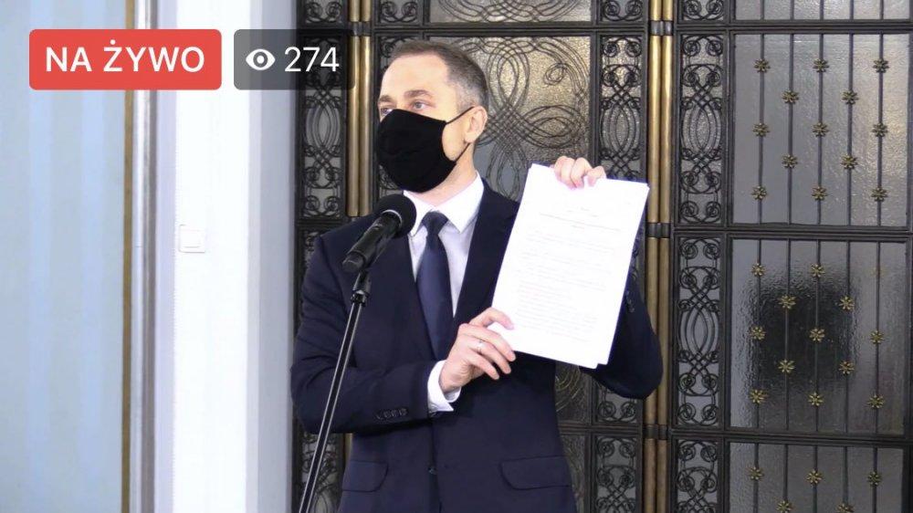 C.Tomczyk (KO): Dyscyplinujemy rząd w pandemii