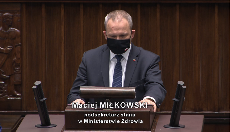 M.Miłkowski: dane o przyczynach zgonów z października - w I 2022