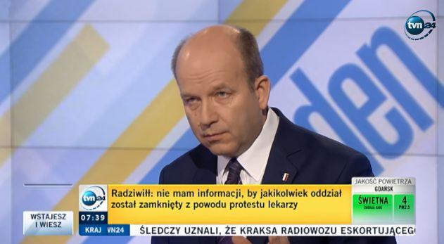 Radziwiłł: doświadczenia w medycynie nie da się zdobyć między 8 a 16