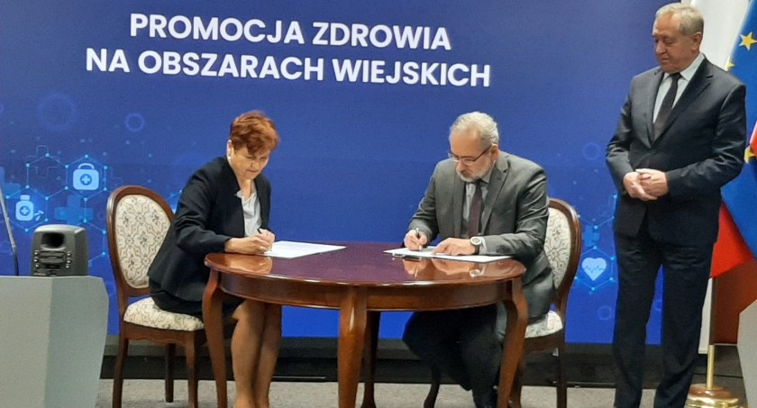 Ministerstwo Zdrowia i Agencja Restrukturyzacji i Modernizacji Rolnictwa będą promować zdrowie na obszarach wiejskich