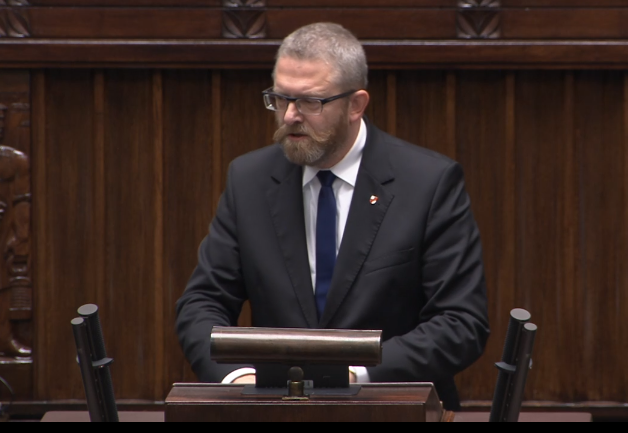 Poseł Braun groził ministrowi zdrowia. Sprawa dla prokuratury