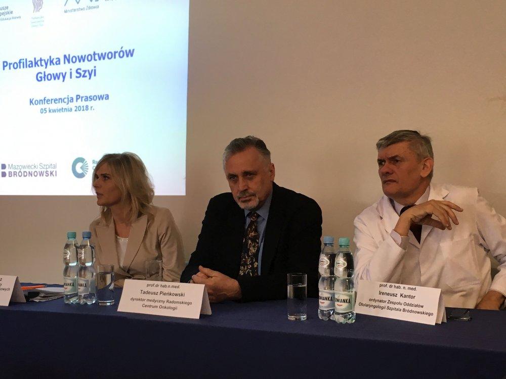 Ruszają bezpłatne badania pod kątem raka szyi i głowy, chorych szybko przybywa