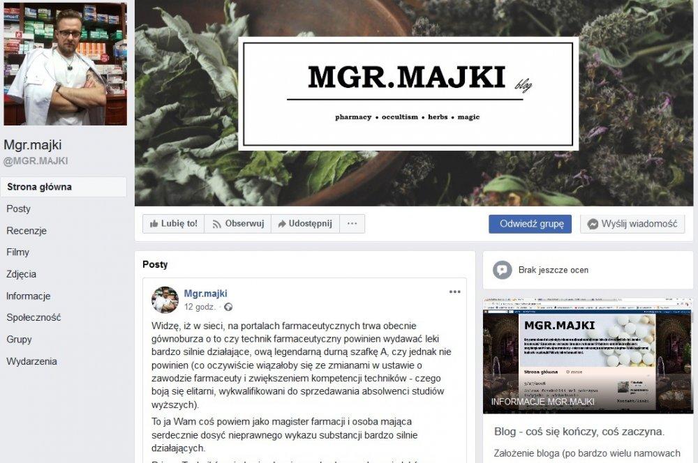 Magister farmacji o wydawaniu leków 
