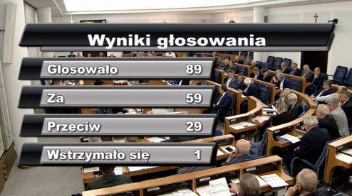 Senat uchwalił ustawę o świadczeniach bez poprawek