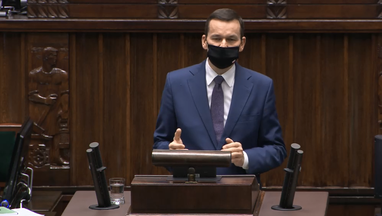 Premier o działaniach rządu w obliczu pandemii COVID-19