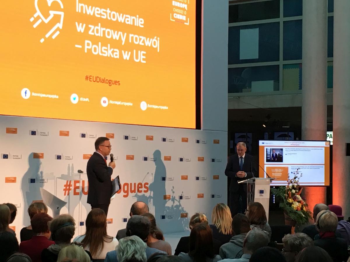 Komisarz UE w Polsce o profilaktyce, lekach i promocji zdrowia