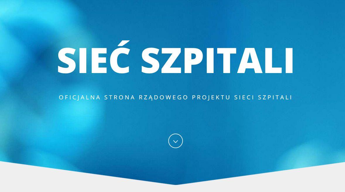 Ruszyła rządowa strona poświęcona sieci szpitali